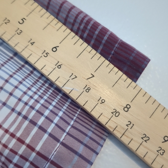 Mountain Equipment Shirt Mens Medium Button Up Plaid Outdoor Gorpcore Hiking - Picture 8 of 8